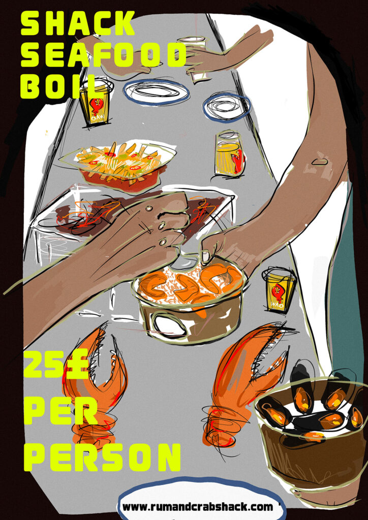 Rum & Crab Shack Seafood Boil